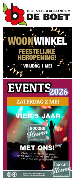 De Boet En De Hooghe Heeren hebben iets te vieren!
