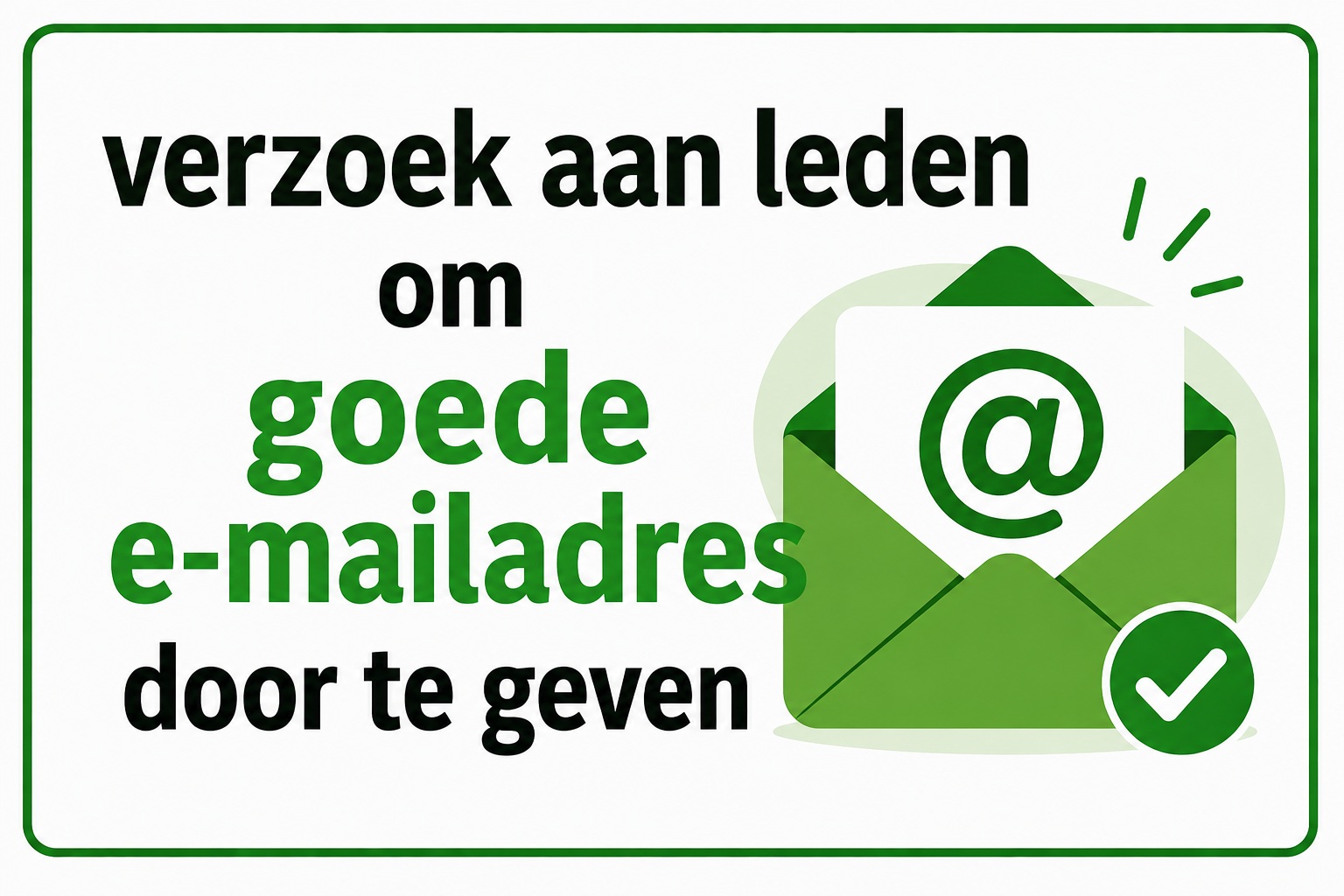Klopt uw e-mailadres bij Grasshoppers?