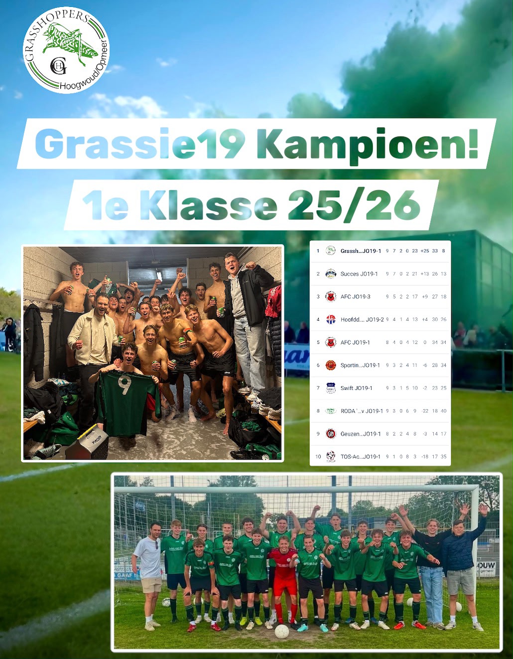 Grassie JO19-1 toch kampioen!!