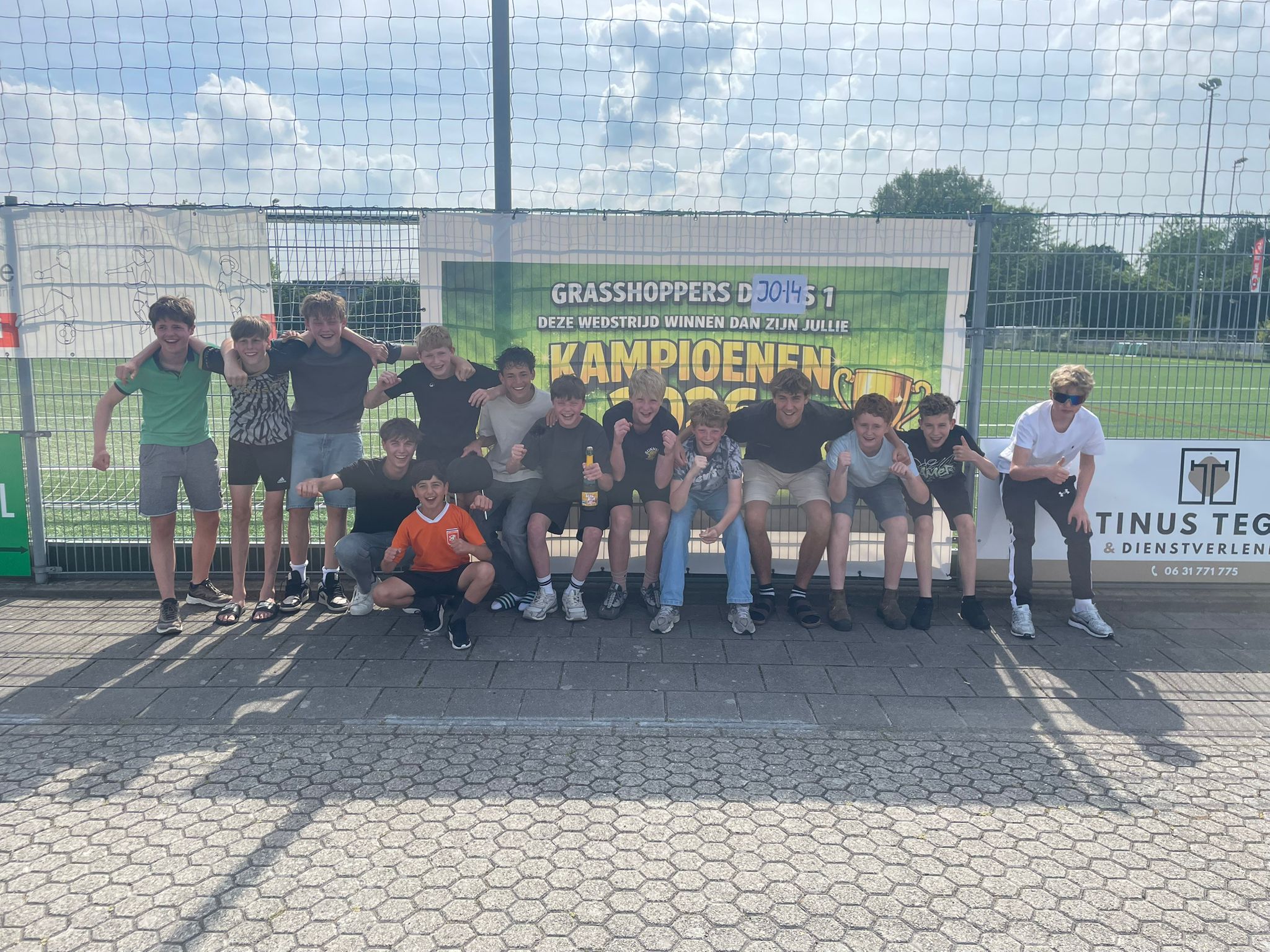 JO14-1 en JO8-1 kampioen!!