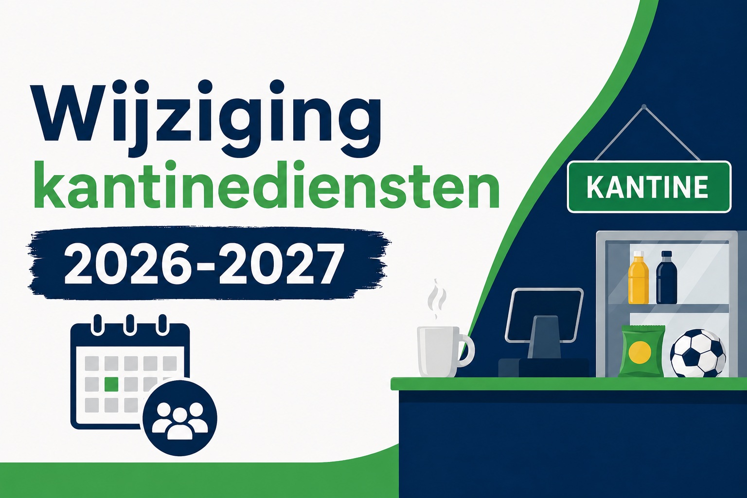 Informatie wijziging Kantinediensten