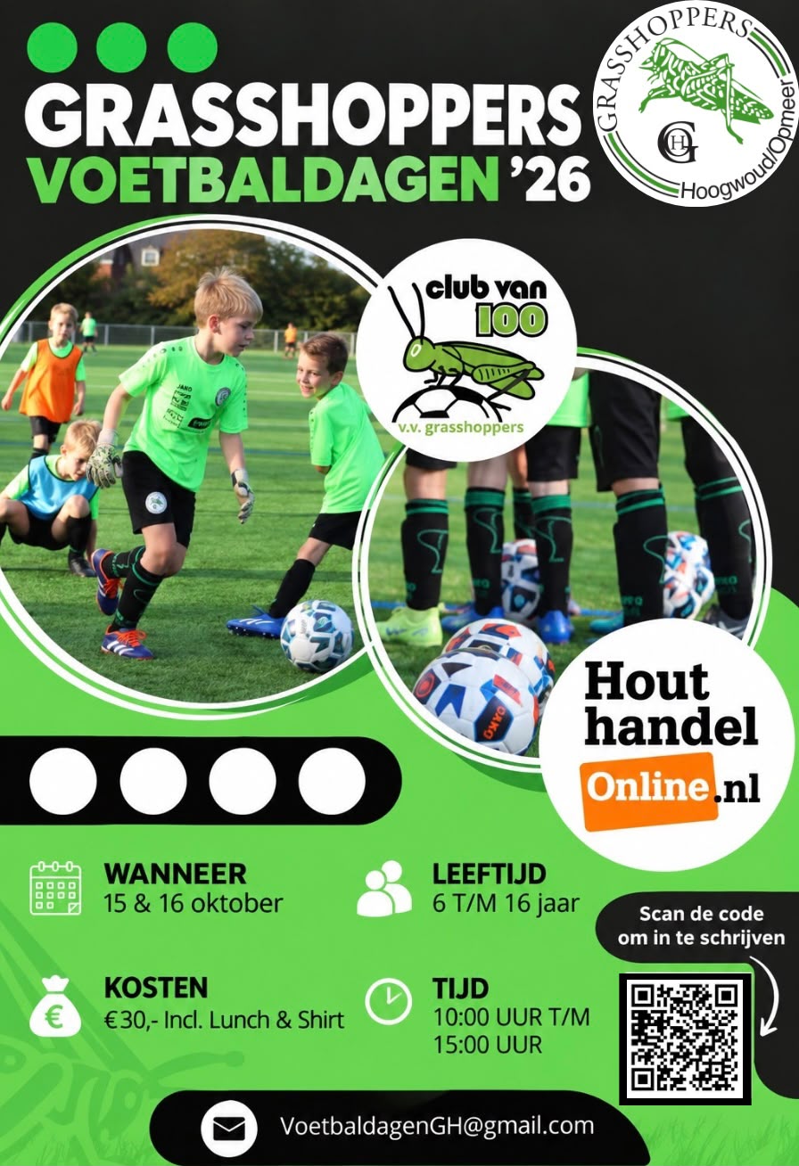 ⚽️ Grasshoppers Voetbaldagen 2026! ⚽️